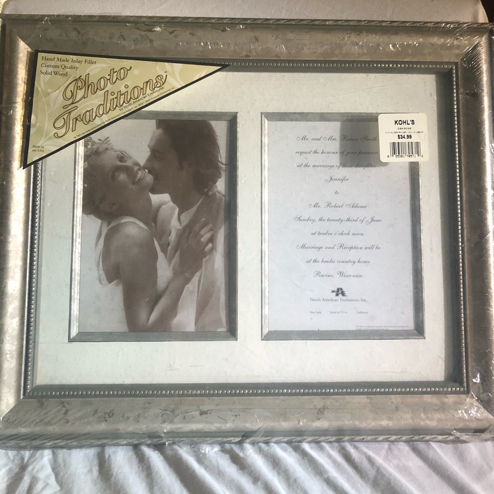 NEW Custom solid wood picture frame. 2 left